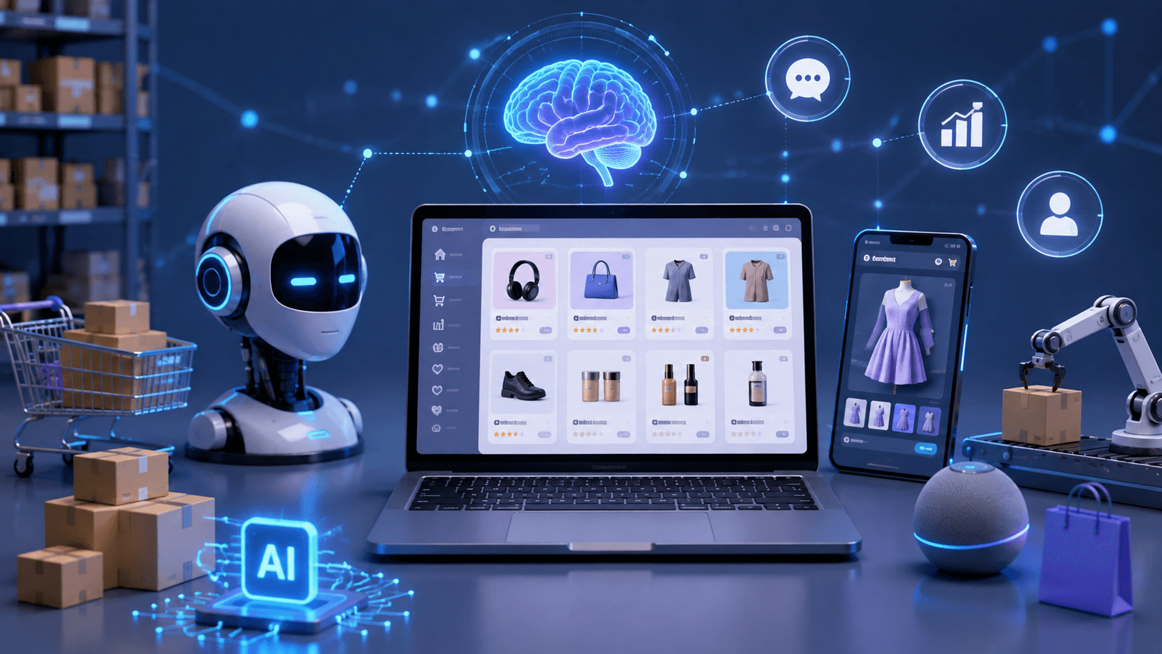2026'da E-Ticarette Yapay Zeka Trendleri: Pazaryeri Sahiplerinin Bilmesi Gerekenler