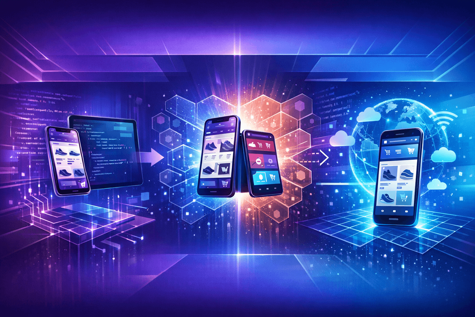Pazaryerinde Mobil Uygulama Geliştirme: Native, Hibrit ve PWA Karşılaştırması — 2026'da Doğru Mobil Stratejiyi Seçme Rehberi